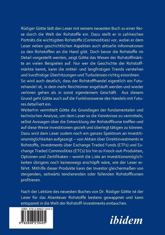 Produktbild: Der Wegweiser zum erfolgreichen Investment in Rohstoffe