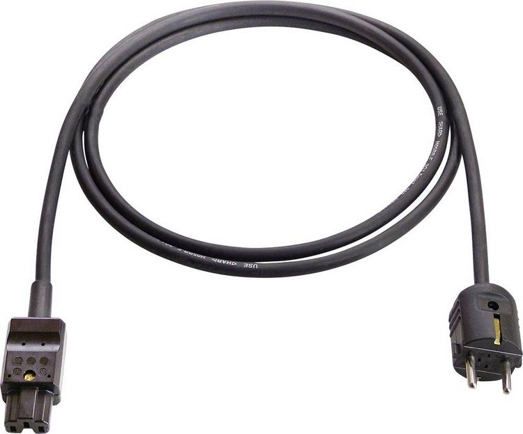Produktbild: AS Schwabe 70874 Strom Anschlusskabel Schwarz 2.00m