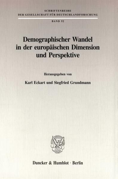 Produktbild: Demographischer Wandel in der europ&auml;ischen Dimension und Perspektive.