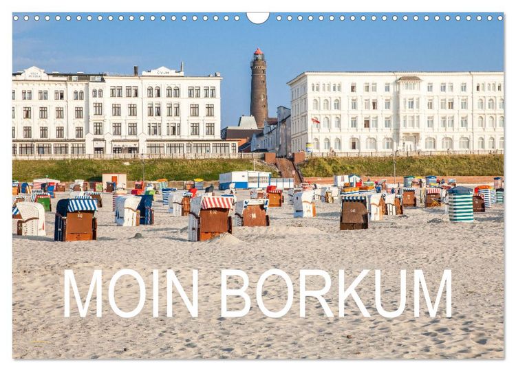 Produktbild: Moin Borkum (Wandkalender 2026 DIN A3 quer), CALVENDO Monatskalender