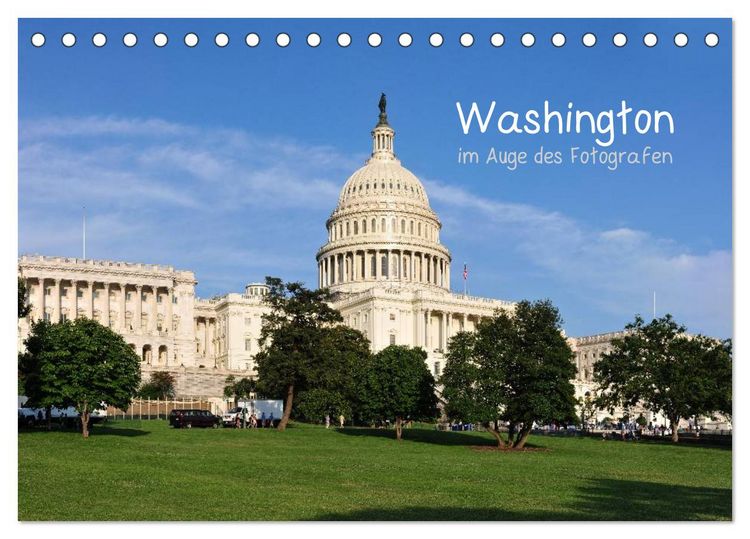 Produktbild: Washington im Auge des Fotografen (Tischkalender 2026 DIN A5 quer), CALVENDO Monatskalender