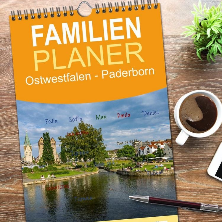 Produktbild: Familienplaner 2026 - Ostwestfalen - Paderborn mit 5 Spalten (Wandkalender, 21 x 45 cm) CALVENDO