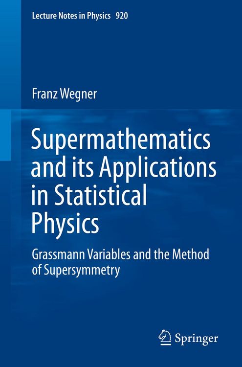 Produktbild: Supermathematics and its Applications in Statistical Physics