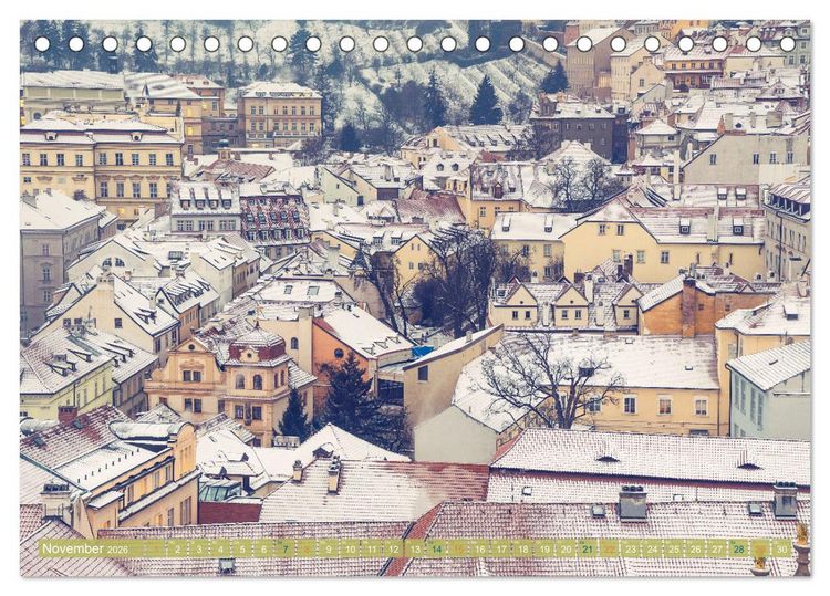 Produktbild: Aussichten auf Prag (Tischkalender 2026 DIN A5 quer), CALVENDO Monatskalender