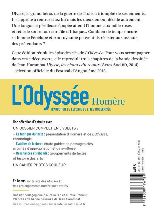 Produktbild: L'Odyss&eacute;e : extraits, coll&egrave;ge