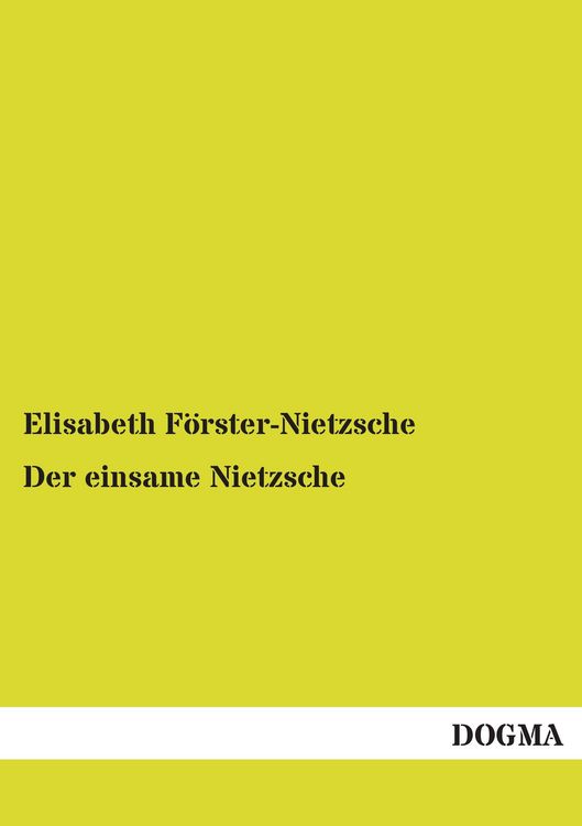 Produktbild: Der einsame Nietzsche