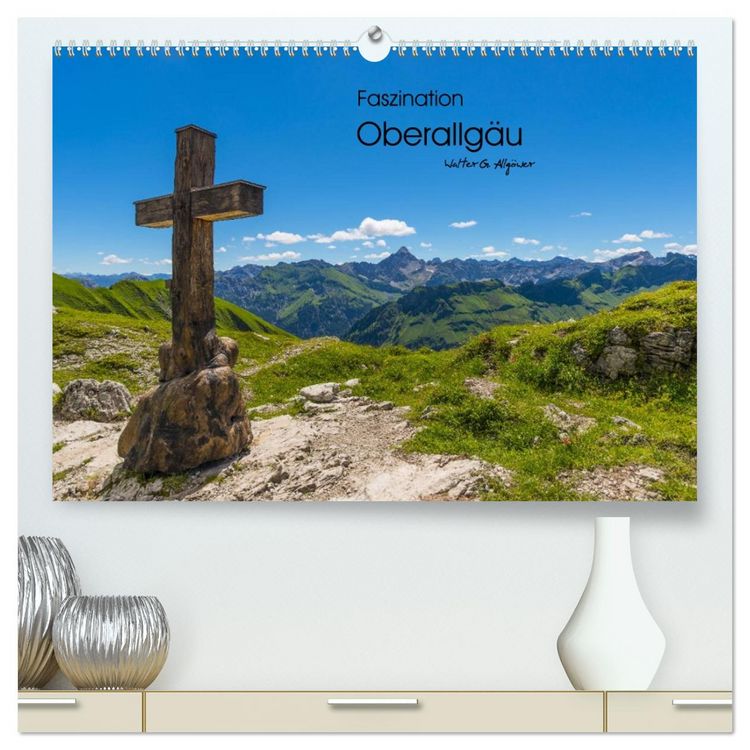 Produktbild: Faszination Oberallg&auml;u (hochwertiger Premium Wandkalender 2026 DIN A2 quer), Kunstdruck in Hochglanz