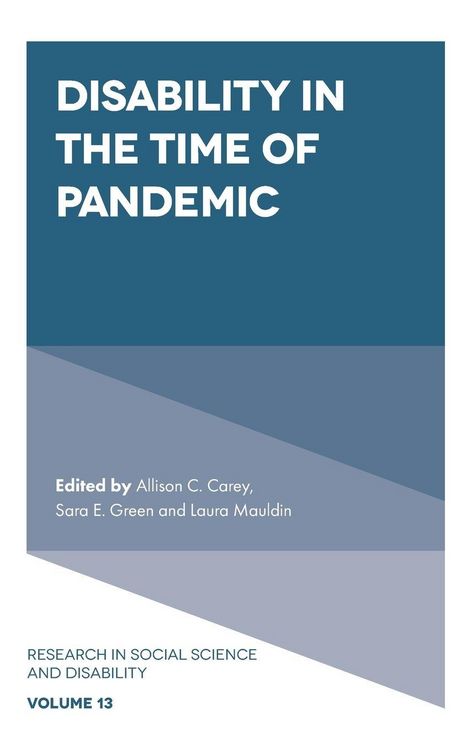 Produktbild: Disability in the Time of Pandemic