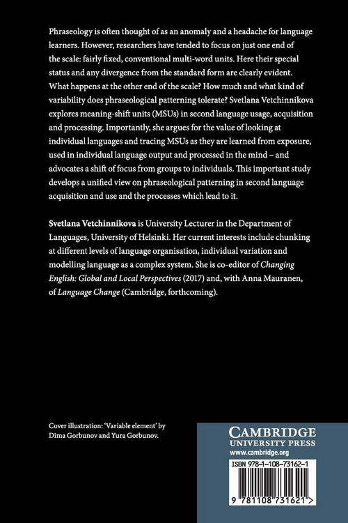 Produktbild: Phraseology and the Advanced Language Learner