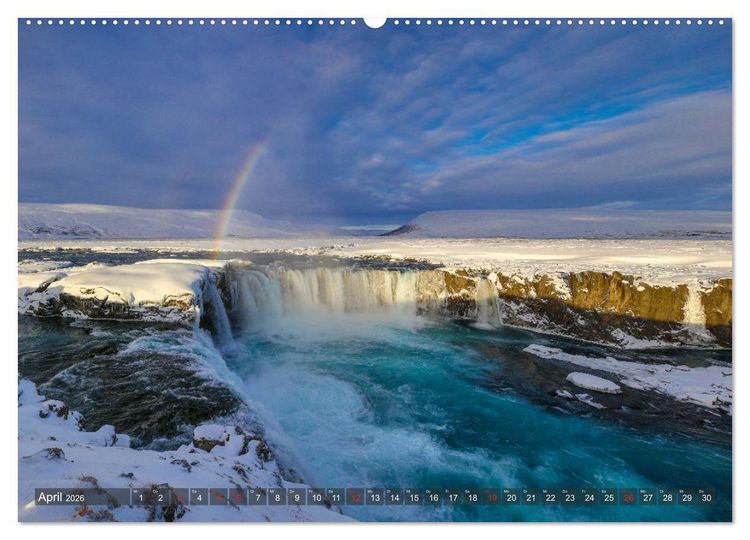 Produktbild: Die Farben Skandinaviens (Wandkalender 2026 DIN A2 quer), CALVENDO Monatskalender