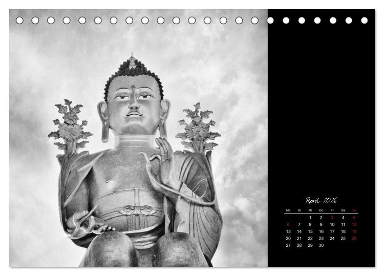 Produktbild: Worte des Buddha 2026 (Tischkalender 2026 DIN A5 quer), CALVENDO Monatskalender