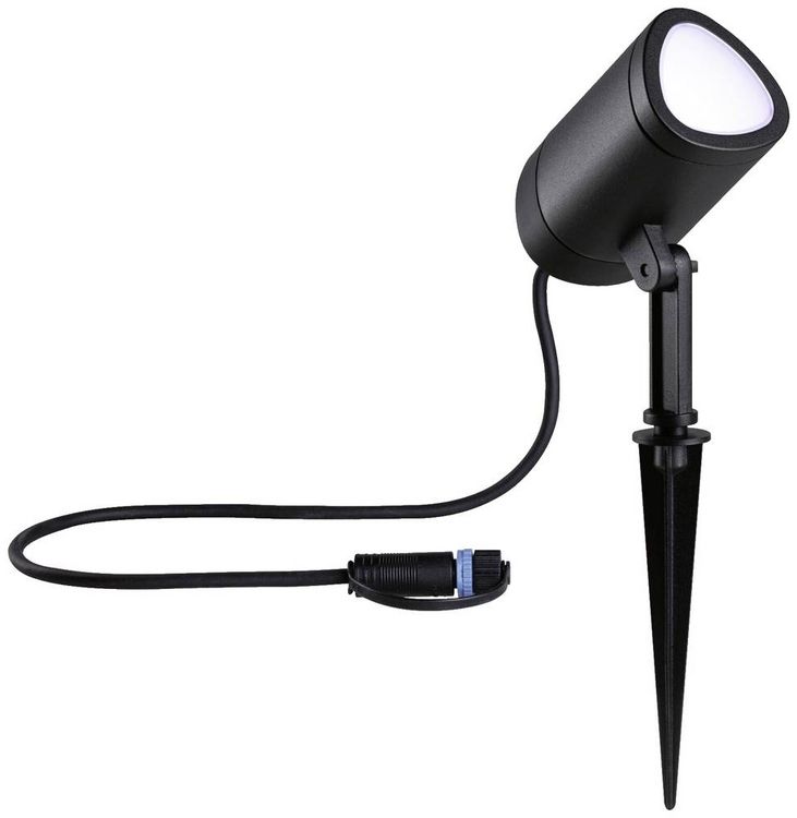 Produktbild: Paulmann 94849 Beleuchtungssystem Plug & Shine LED-Gartenstrahler LED 6.5W RGBW Anthrazit
