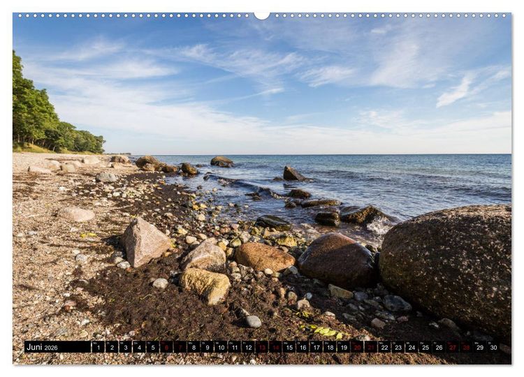 Produktbild: Insel Fehmarn - Impressionen eines Sommertages an der Ostsee (Wandkalender 2026 DIN A2 quer), CALVENDO Monatskalender