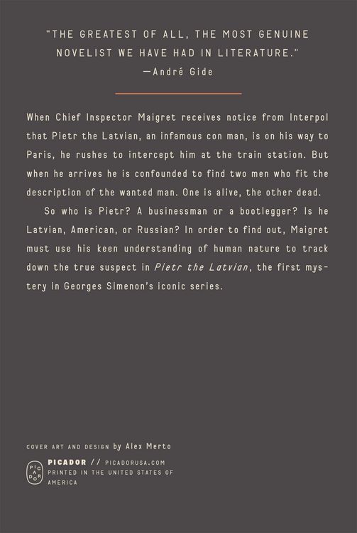Produktbild: Pietr the Latvian (Inspector Maigret)