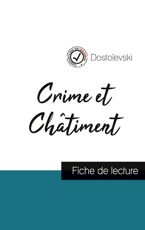 Produktbild: Crime et Ch&acirc;timent de Dosto&iuml;evski (fiche de lecture et analyse compl&egrave;te de l'&iquest;uvre)