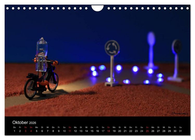 Produktbild: Bernie Blitz - Eine Birne sucht Erleuchtung (Wandkalender 2026 DIN A4 quer), CALVENDO Monatskalender