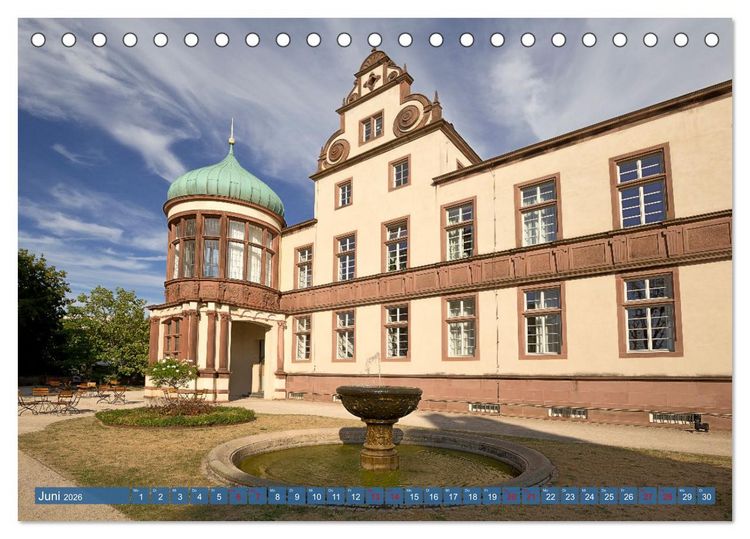 Produktbild: Darmstadt - Mathildenh&ouml;he und Altstadt (Tischkalender 2026 DIN A5 quer), CALVENDO Monatskalender