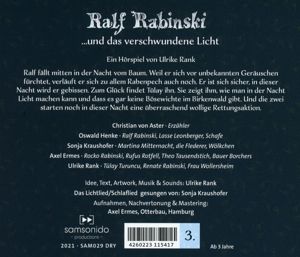 Produktbild: Ralf Rabinski...und das verschwundene Licht