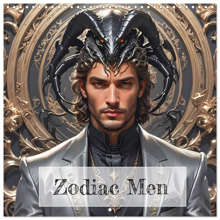 Produktbild: Zodiac Men (Wall Calendar 2026 12 &times; 12 Inch) CALVENDO 12 Month Wall Calendar
