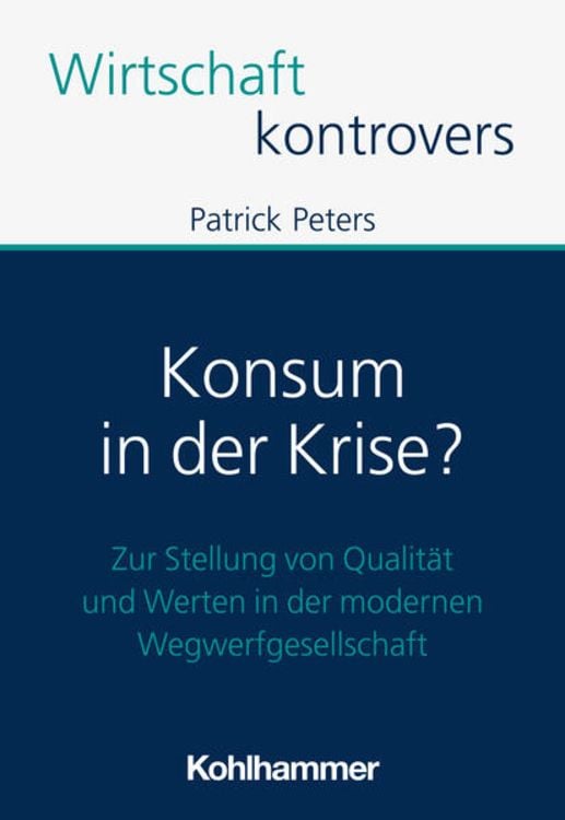 Produktbild: Konsum in der Krise?