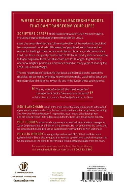 Produktbild: Lead Like Jesus Revisited