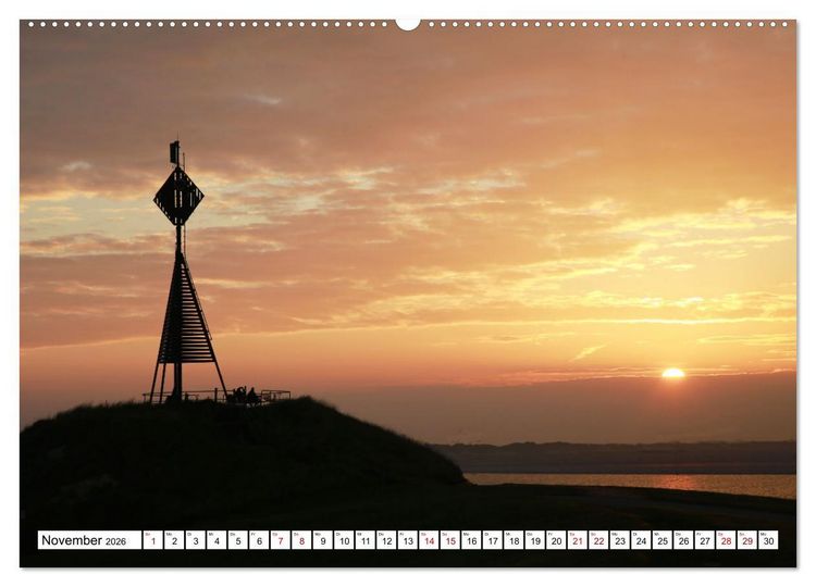 Produktbild: Insel Baltrum, Perle im Ostfriesischen Wattenmeer (Wandkalender 2026 DIN A2 quer), CALVENDO Monatskalender