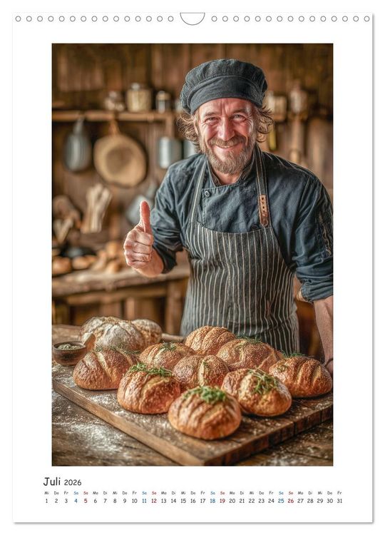 Produktbild: Guten Morgen, B&auml;ckerei (Wandkalender 2026 DIN A3 hoch), CALVENDO Monatskalender