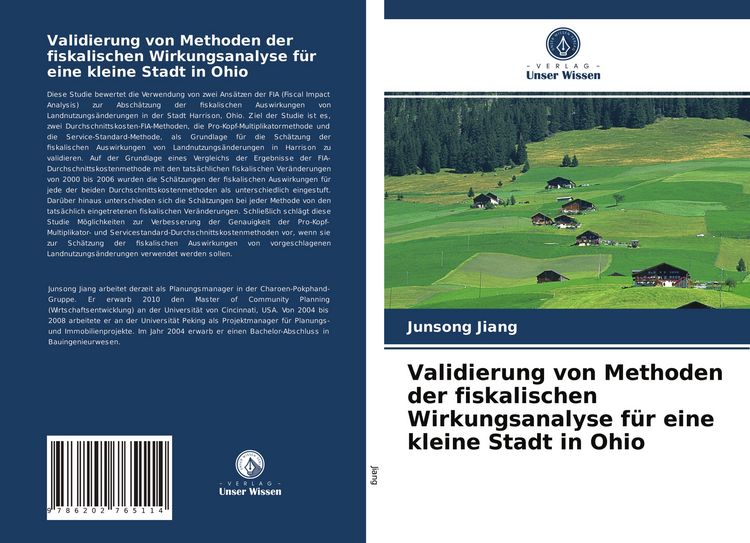 Produktbild: Validierung von Methoden der fiskalischen Wirkungsanalyse f&uuml;r eine kleine Stadt in Ohio