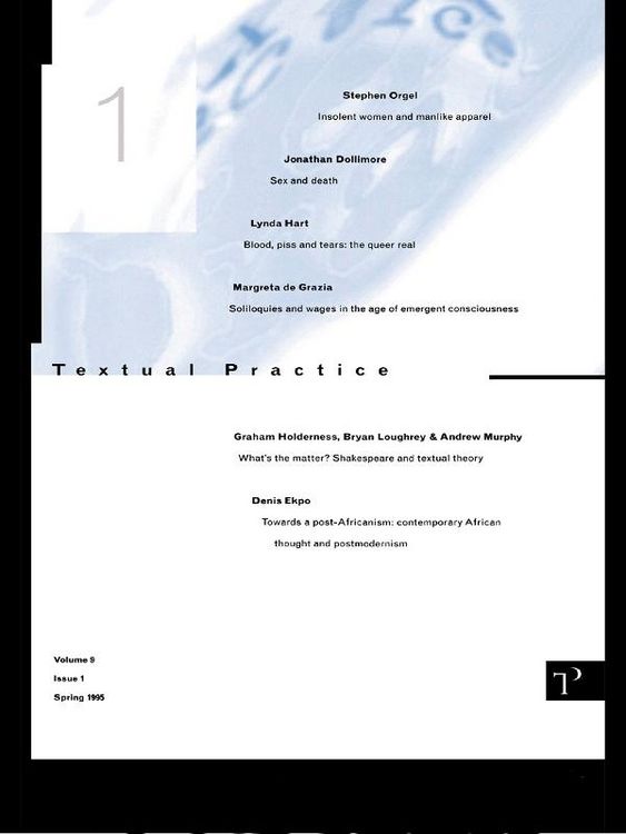 Produktbild: Textual Practice