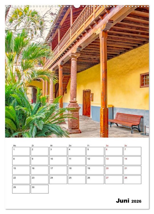Produktbild: Wundersch&ouml;nes Reiseziel - La Laguna und La Orotava (Wandkalender 2026 DIN A2 hoch), CALVENDO Monatskalender