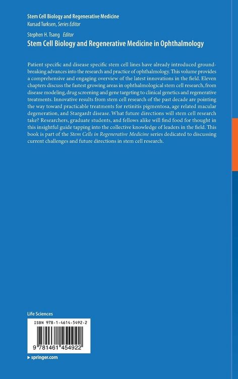 Produktbild: Stem Cell Biology and Regenerative Medicine in Ophthalmology