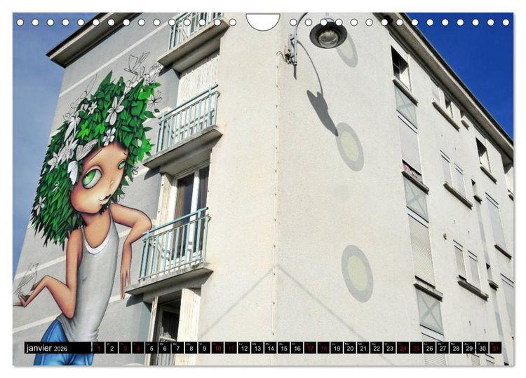 Produktbild: L'art des murs (Calendrier mural 2026 DIN A4 vertical), CALVENDO calendrier mensuel