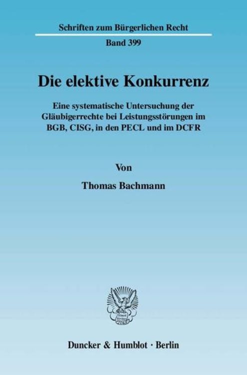Produktbild: Die elektive Konkurrenz.
