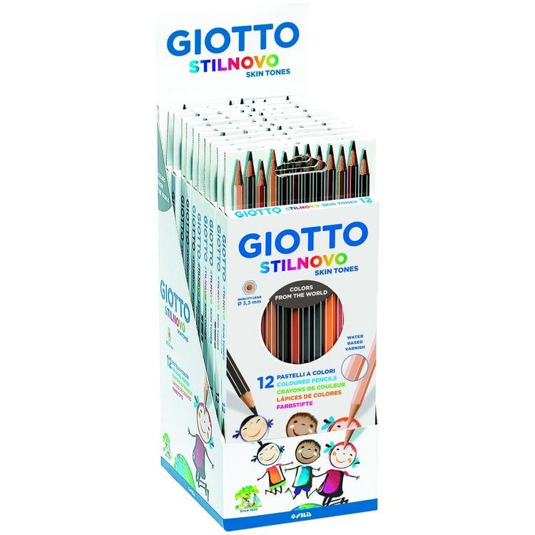 Produktbild: GIOTTO Buntstifte Stilnovo Hautt&ouml;ne 12 St&uuml;ck Kartonetui