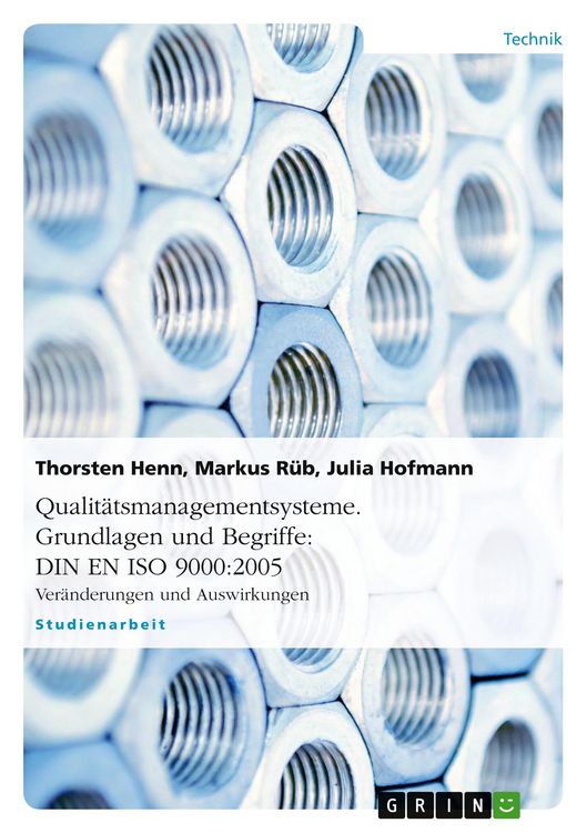 Produktbild: Qualit&auml;tsmanagementsysteme. Grundlagen und Begriffe: DIN EN ISO 9000:2005