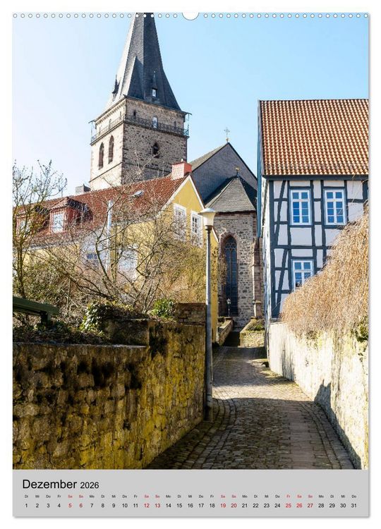 Produktbild: Warburg - Ansichten einer Stadt (Wandkalender 2026 DIN A2 hoch), CALVENDO Monatskalender