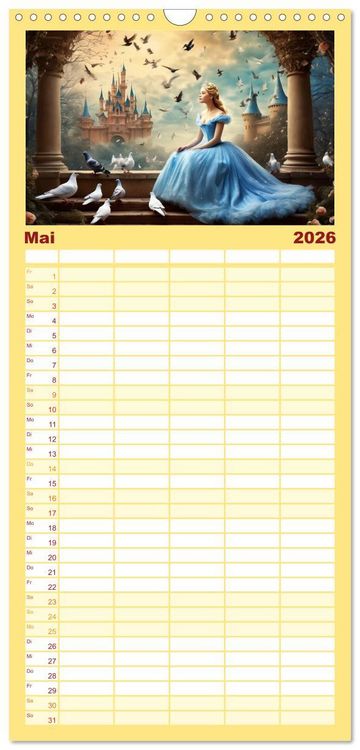 Produktbild: Familienplaner 2026 - Im Reich der M&auml;rchen, Mythen und Legenden mit 5 Spalten (Wandkalender, 21 x 45 cm) CALVENDO