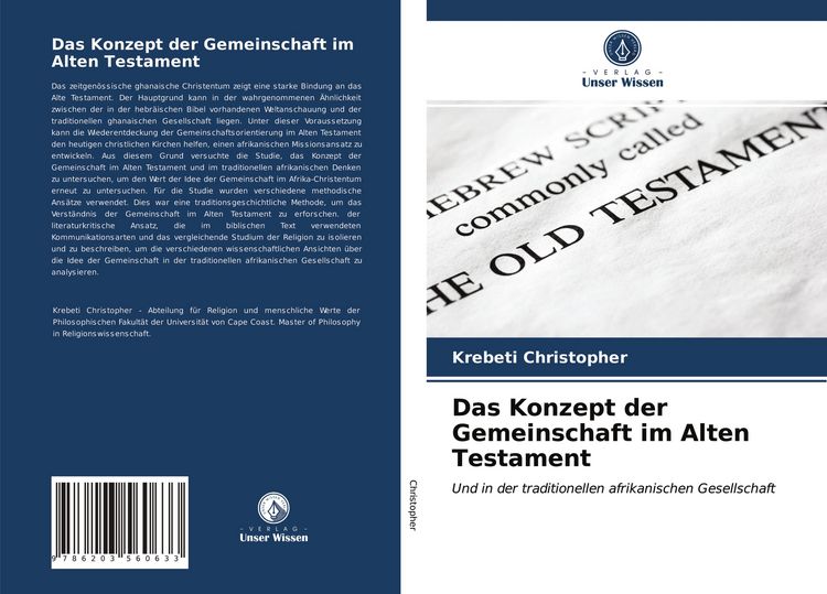 Produktbild: Das Konzept der Gemeinschaft im Alten Testament