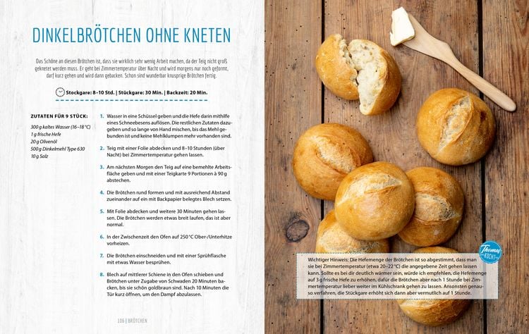 Produktbild: Thomas kocht: Brot, Brötchen und Gebäck