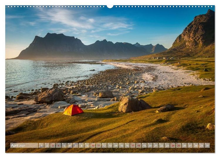 Produktbild: Land. Licht. Meer. (hochwertiger Premium Wandkalender 2027 DIN A2 quer), Kunstdruck in Hochglanz