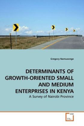 Produktbild: Namusonge, G: DETERMINANTS OF GROWTH-ORIENTED SMALL AND MEDI
