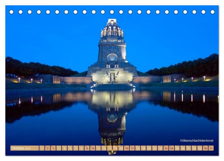 Produktbild: Mein Leipzig lob ich mir... (Tischkalender 2027 DIN A5 quer), CALVENDO Monatskalender
