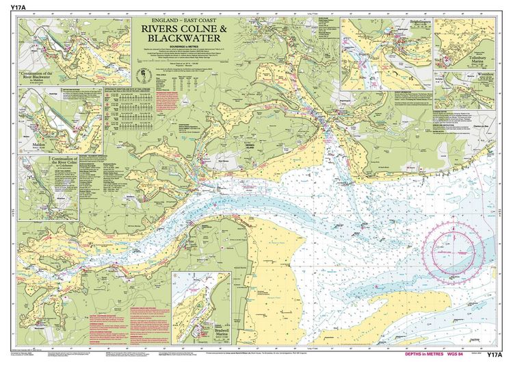 Produktbild: Y17A The Rivers Colne and Blackwater, Imray Chart