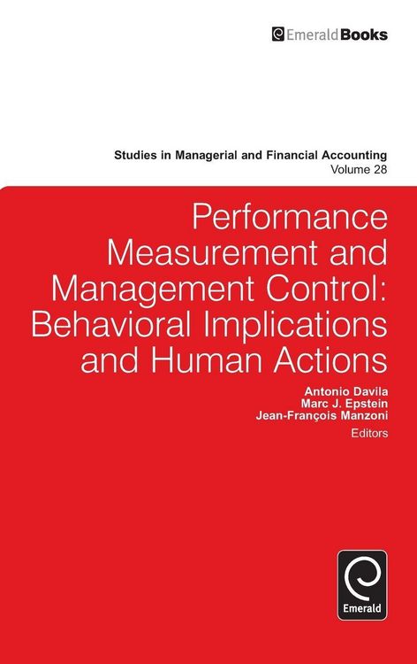 Produktbild: Performance Measurement and Management Control
