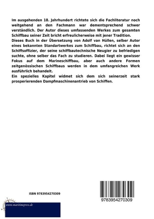 Produktbild: Handbuch fuer den Schiffbau aus dem Jahre 1877