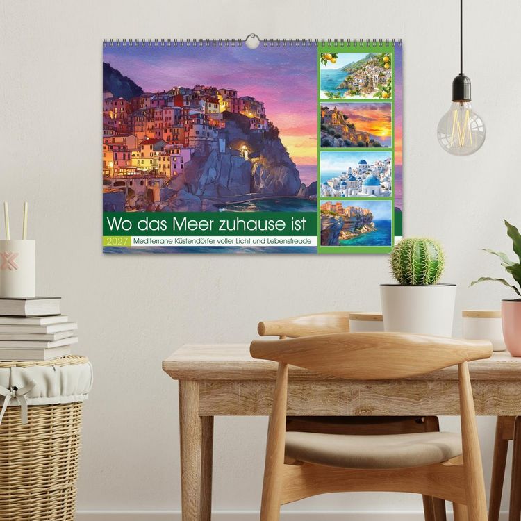 Produktbild: Wo das Meer zuhause ist (Wandkalender 2027 DIN A3 quer), CALVENDO Monatskalender