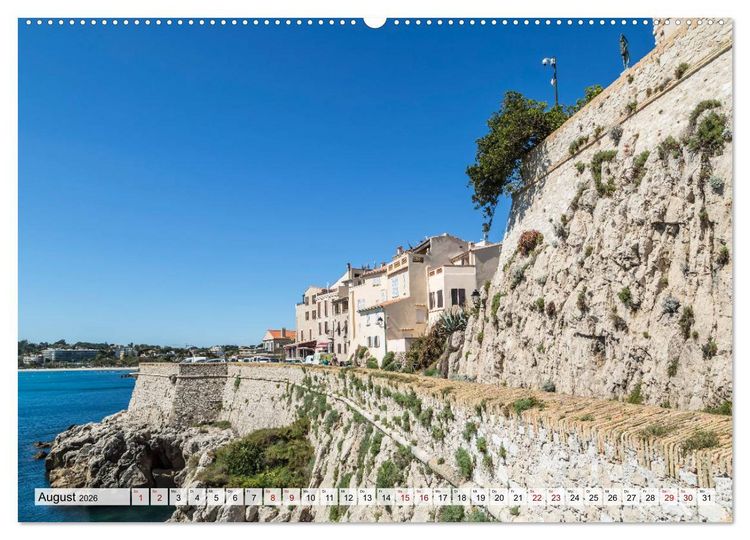Produktbild: ANTIBES Idyllische Impressionen (Wandkalender 2026 DIN A2 quer), CALVENDO Monatskalender