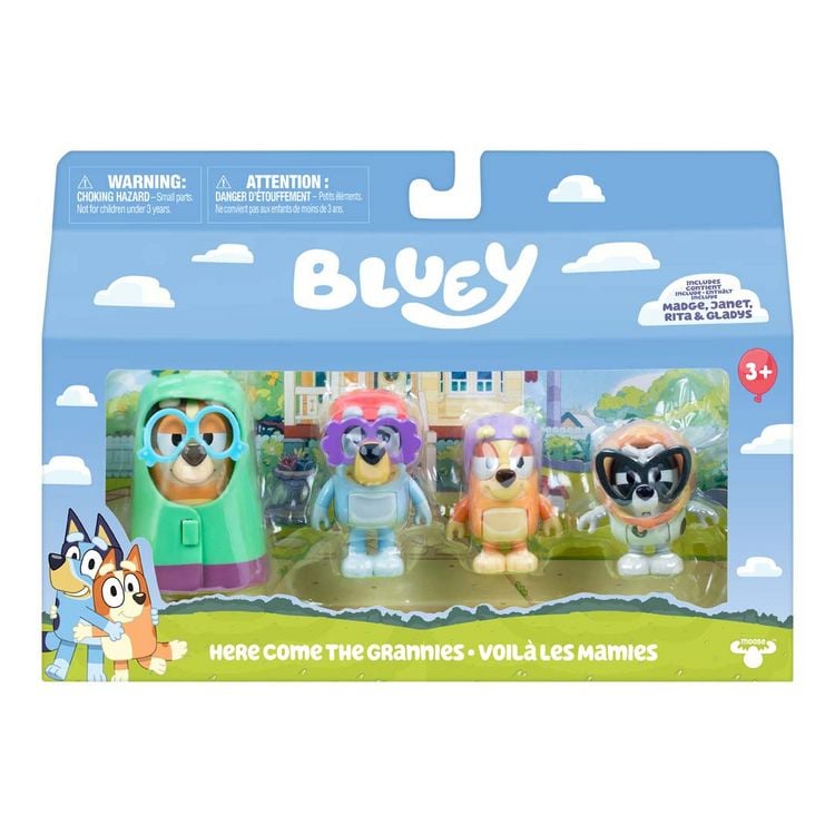 Produktbild: Moose: BLUEY: Figuren 4er-Pack Grannies Solid
