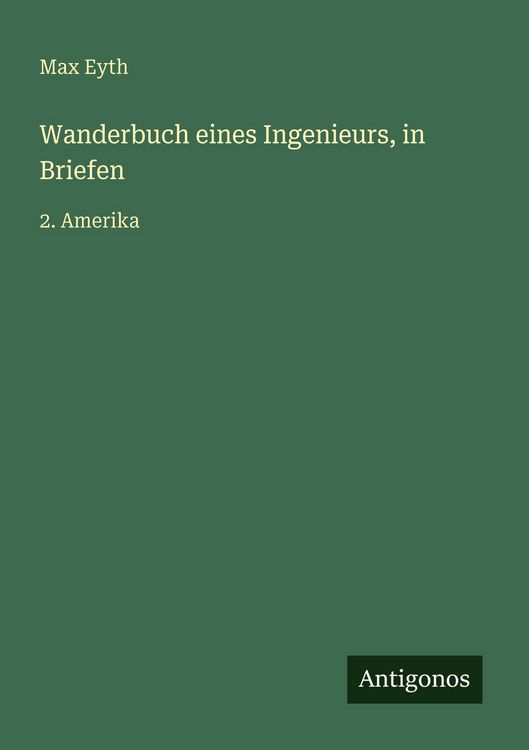 Produktbild: Wanderbuch eines Ingenieurs, in Briefen