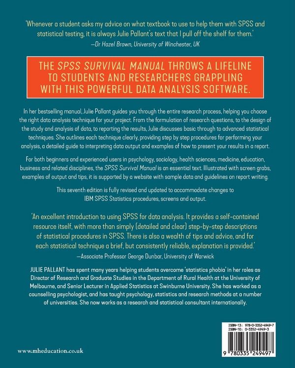 Produktbild: SPSS Survival Manual